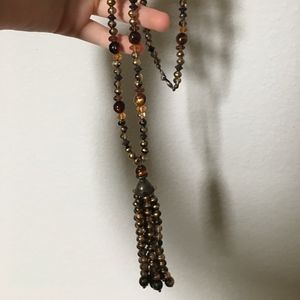 Boehmian and beaded necklace Hippie chic